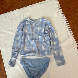 GAP Kids Blue Star Rashguard Set